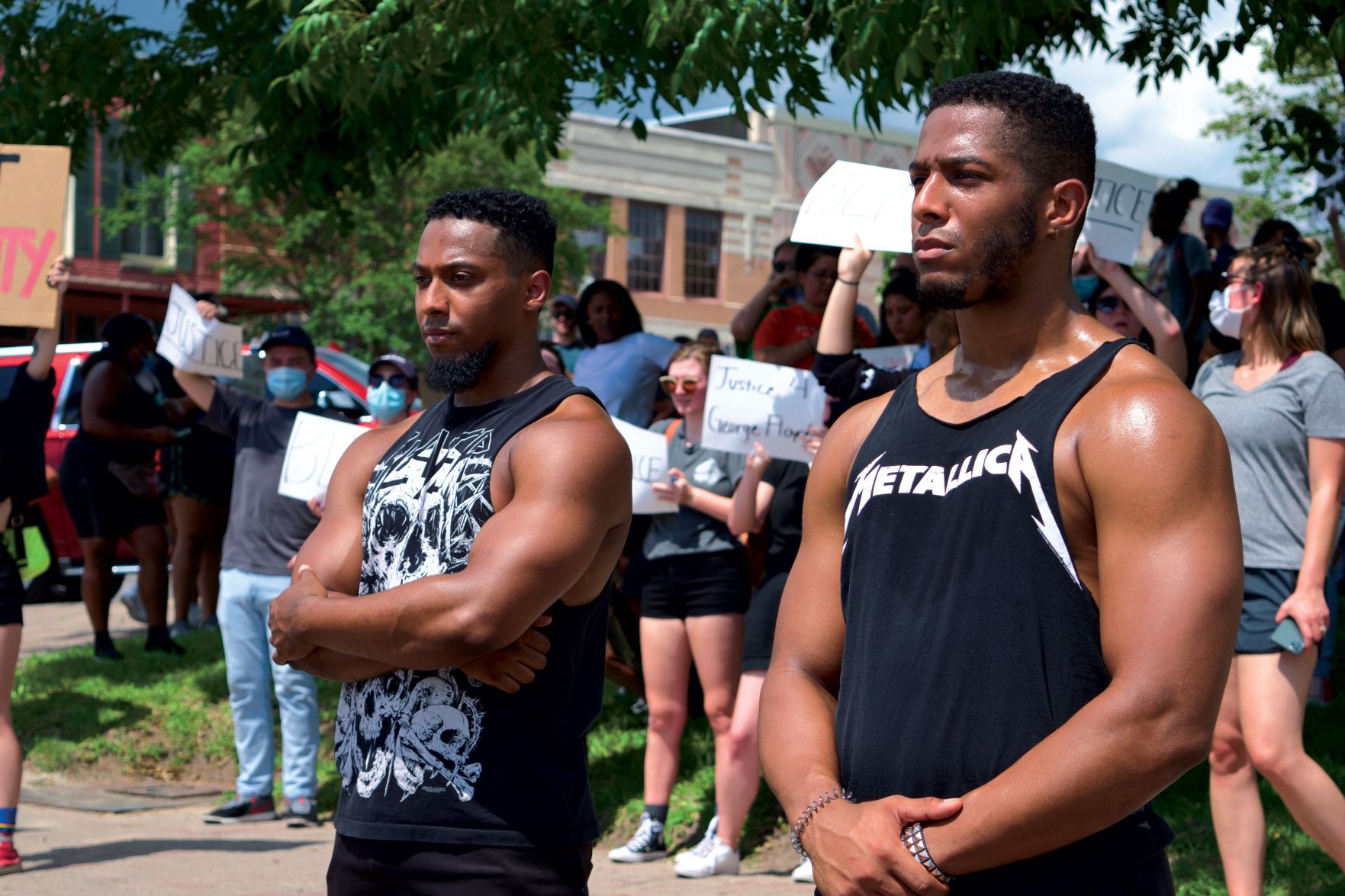 Brothers work to eradicate racism in their own backyard